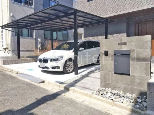 三郷町 新築シンプル オープン外構