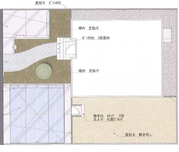 平面図　表札施主支給