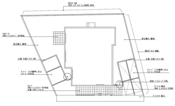 平面図　表札施主支給