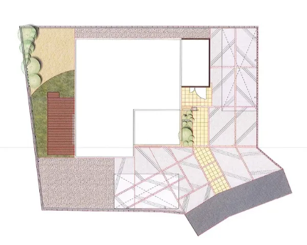 平面図　表札イメージ