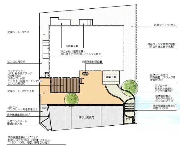 平面図　表札施主支給