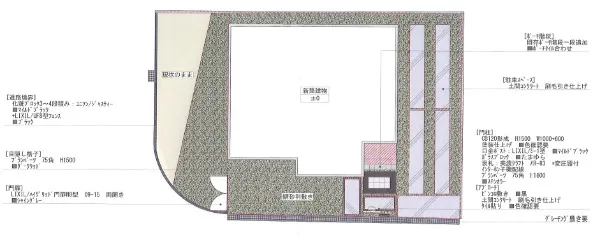 平面図　表札施主支給