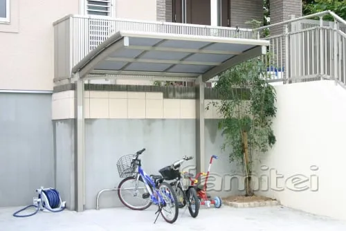 自転車屋根　