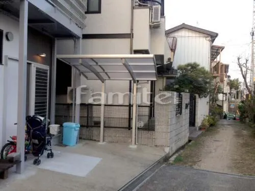 自転車バイク屋根 プライスポートミニ サイクルポート R型アール屋根