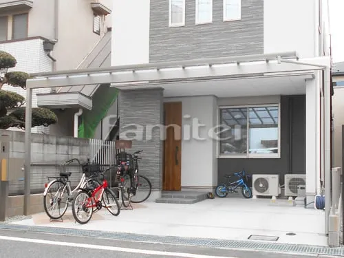 雨除け屋根 YKKAP ソラリアテラス屋根 1階用 F型フラット屋根 物干し