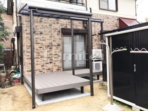 雨除け屋根 LIXILリクシル スピーネ 1階用 R型アール屋根