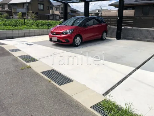 駐車場ガレージ床 土間コンクリート 伸縮目地