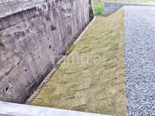 法面 芝生張り 姫高麗芝