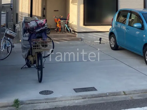 駐車場ガレージ床 土間コンクリート 伸縮目地