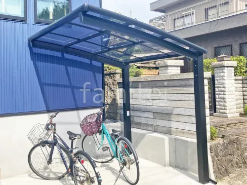 サイクルポート 自転車バイク屋根 LIXIL ネスカＲ アール屋根