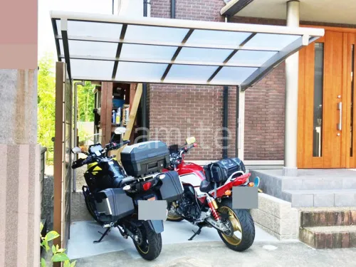 サイクルポート 自転車バイク屋根 LIXIL ネスカＲ アール屋根