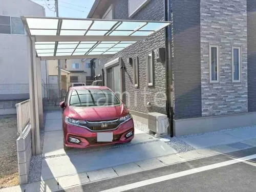 カーポート１台 （単棟） LIXIL ネスカＦ フラット屋根