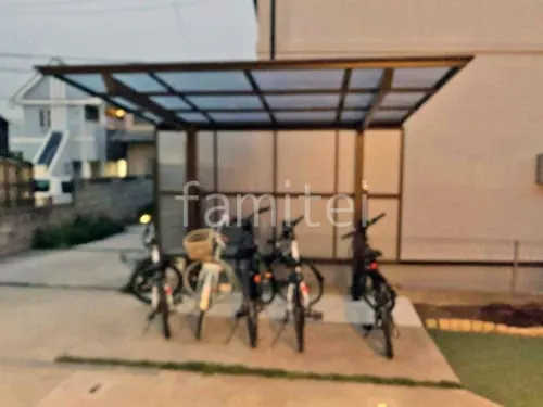 サイクルポート 自転車バイク屋根 LIXIL ネスカF ミニ フラット屋根
