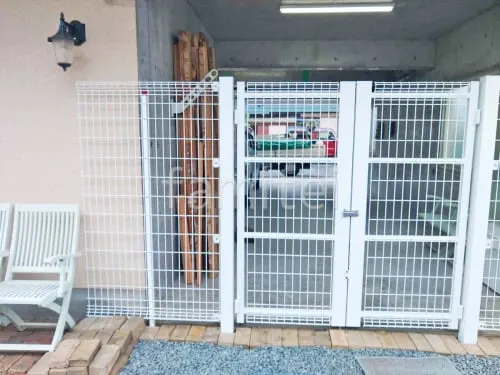スチールメッシュ フェンス 三協アルミ ユメッシュHR型 境界・メッシュ