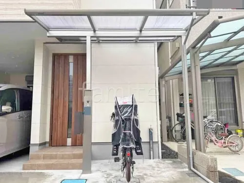 １階テラス屋根 （雨除け） YKKAP ソラリアF フラット屋根 スタンダード 壁付