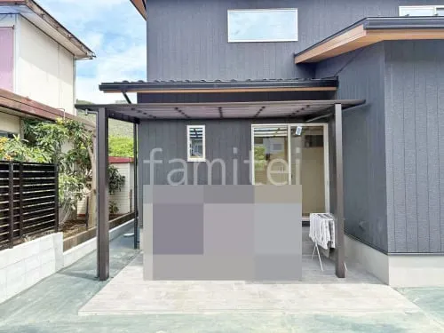 雨除け屋根 YKKAP 独立式レセパLタイプ 1階用 F型フラット屋根 タイルデッキ タカショー セラレバンテ