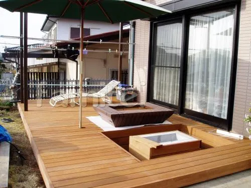 囲炉裏　直接受け取り専用　埼玉県日高市 囲炉裏の外構施工例（現場番号：2488） - ファミリー庭園和歌山店