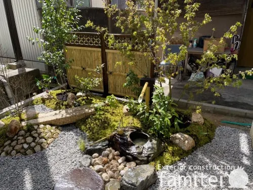 Z寺様 坪庭 - 長崎の造園・庭園リフォーム施工・屋上緑化施工