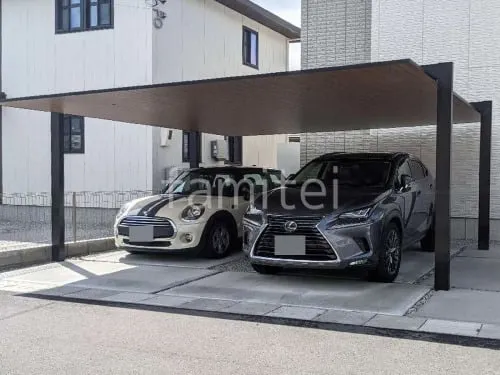 カーポート2台(ワイド) LIXIL 木製調 カーポートSC 駐車場 カーポート2台(ワイド) LIXIL 木製調 カーポートSC 駐車場