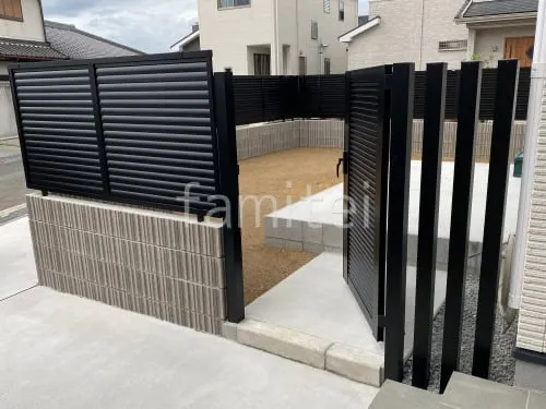 希少　タイル壁掛けアート　門兆　鴻邸 タイル門柱 壁タイル張り ニッタイ ローク 郵便受けポスト YKK