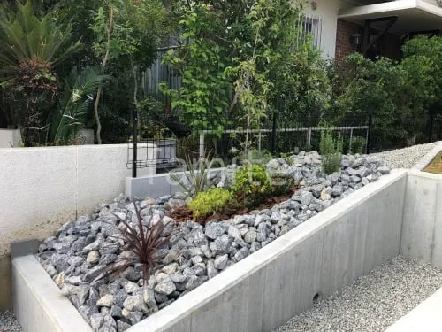 タイル門柱 タイル貼り LIXIL セラヴィオグランA 郵便受けポスト