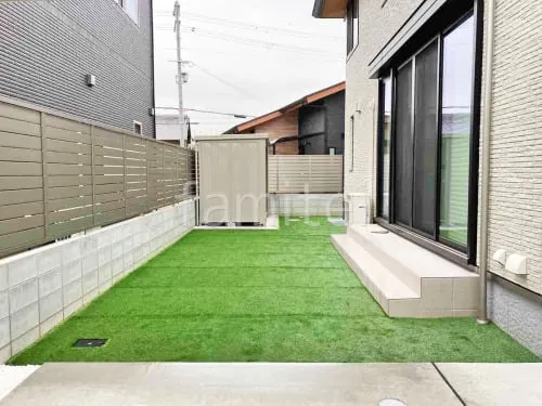 新築シンプル オープン外構の外構施工例(現場番号:47747 新築シンプル オープン外構の外構施工例(現場番号:47747