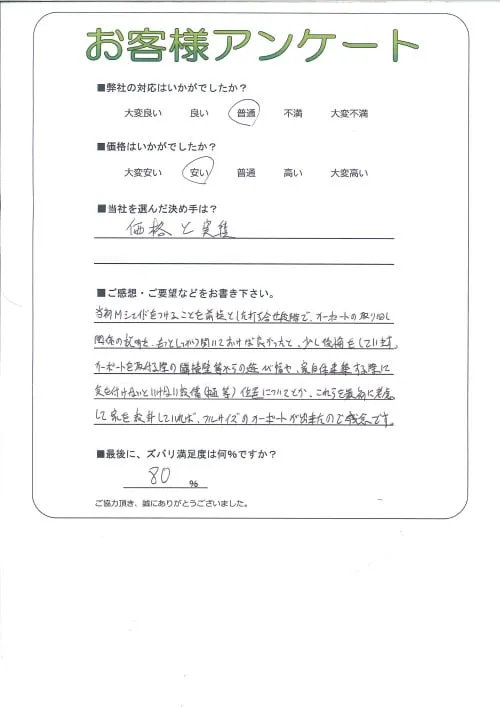 お客様レビュー