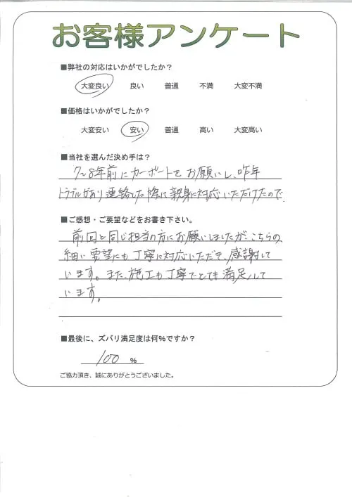 お客様レビュー