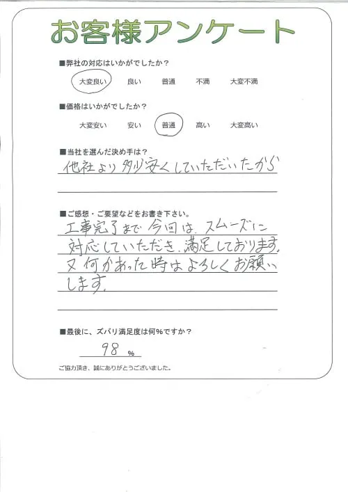 お客様レビュー