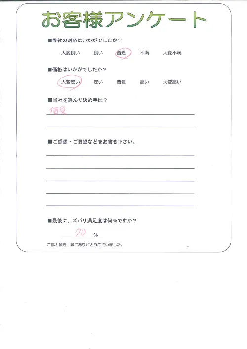 お客様レビュー