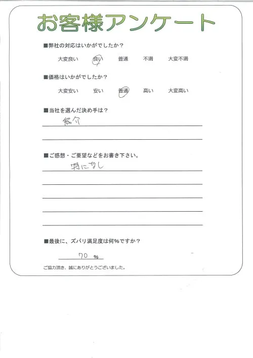 お客様レビュー