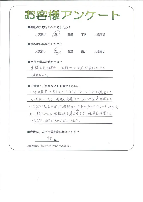 お客様レビュー