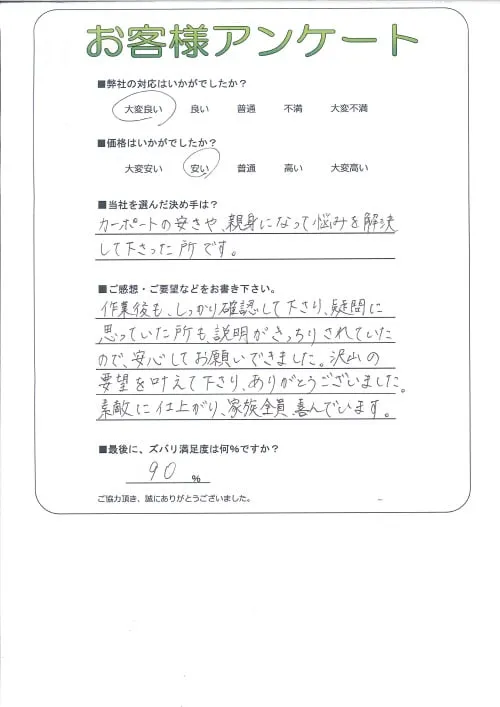 お客様レビュー