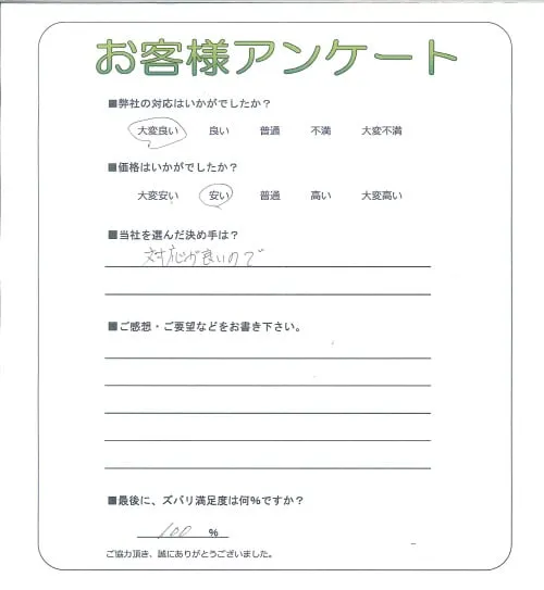 お客様レビュー