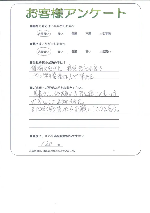 お客様レビュー