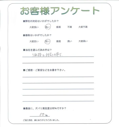 お客様レビュー