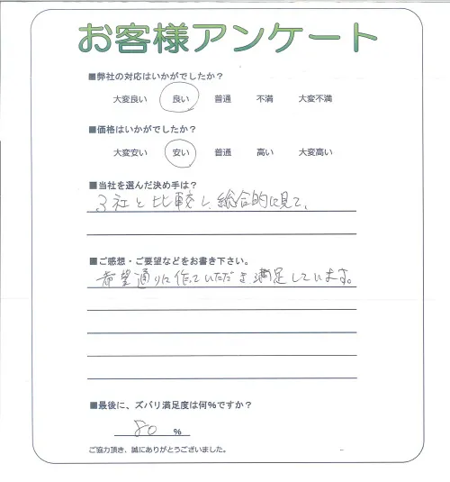 お客様レビュー