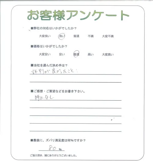お客様レビュー