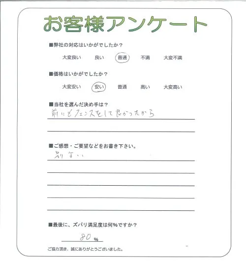 お客様レビュー