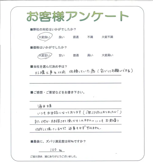 お客様レビュー
