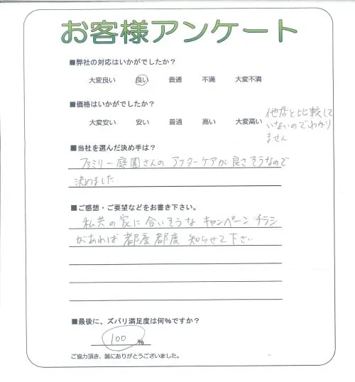 お客様レビュー