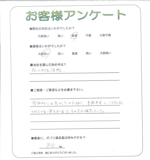お客様レビュー