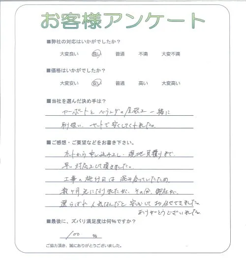 お客様レビュー