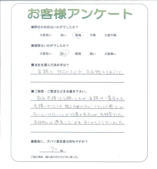 お客様レビュー