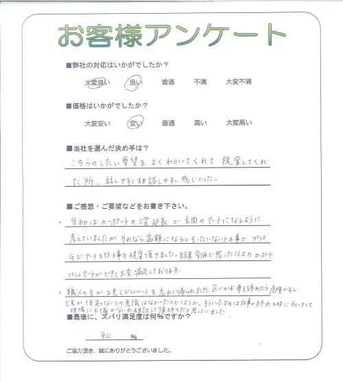 お客様レビュー