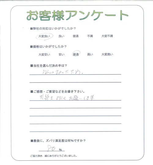 お客様レビュー