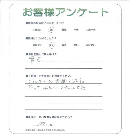 お客様レビュー