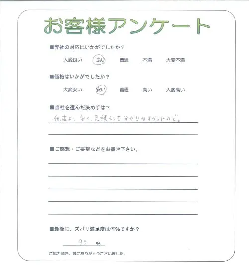 お客様レビュー
