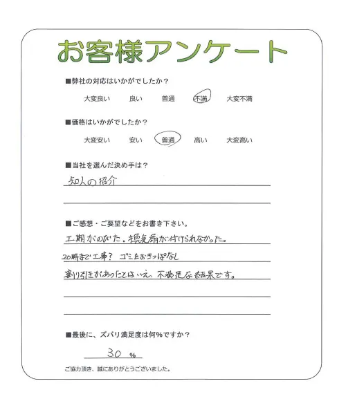 お客様レビュー