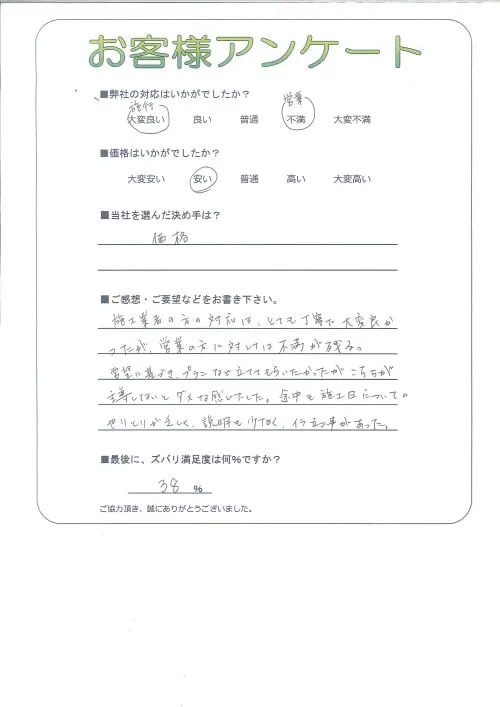 お客様レビュー